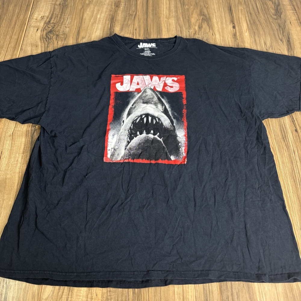 Universal City Studios‎ Jaws T Shirt 3XL Mens Short Sleeve Black